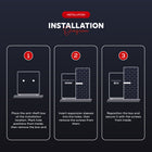 AINEXA Digital Fingerprint & Password Safe Locker with Alarm – Black