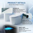 AINEXA Smart Toilet with Auto Lid, Heated Seat & Bidet – S-Trap, White