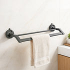 AINEXA Vacuum Suction Aluminium Towel Rack – Matte Grey
