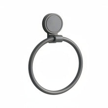 AINEXA Vacuum Suction Aluminium Towel Ring – Matte Grey