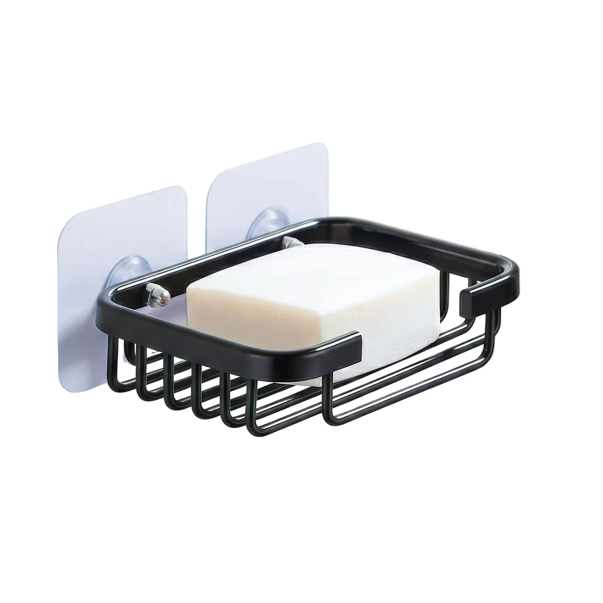 AINEXA Self-Adhesive Wall-Mounted Soap Holder with Drain Tray