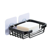 AINEXA Self-Adhesive Wall-Mounted Soap Holder with Drain Tray