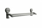 AINEXA 24-Inch Suction Double Towel Bar – Matte Grey