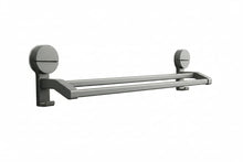 AINEXA 24-Inch Suction Double Towel Bar – Matte Grey