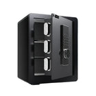 AINEXA Digital Password Safe Locker with Alarm & Adjustable Shelf – Black