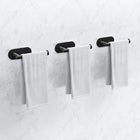 AINEXA 3-Piece Self-Adhesive Aluminium Tissue & Towel Holder – Black