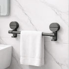 AINEXA Vacuum Suction Aluminium Towel Bar – Matte Grey