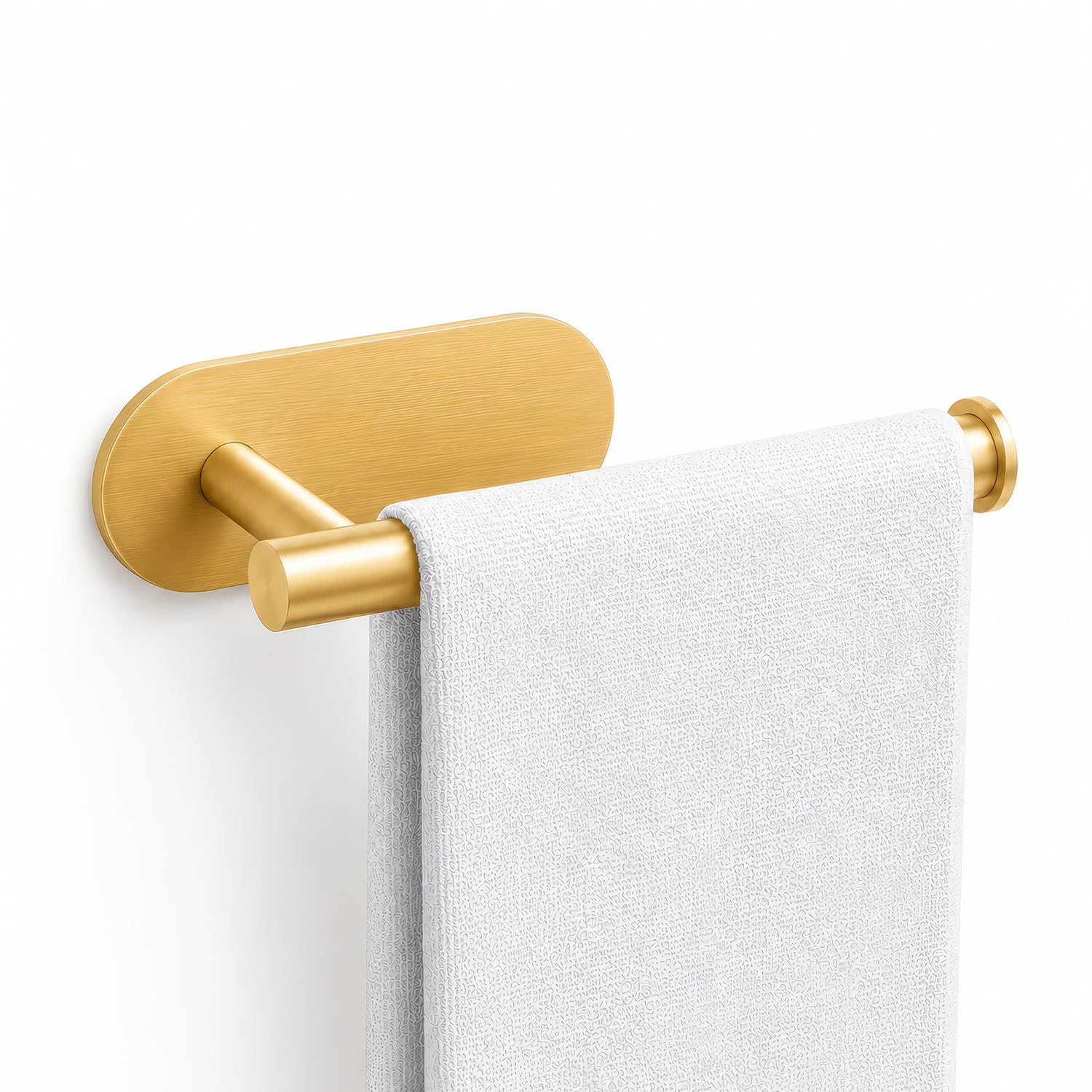 AINEXA Self-Adhesive Aluminium Hand Towel Holder – Gold