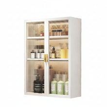 AINEXA 50 cm 3-Layer Wall-Mounted Bathroom Storage Cabinet – White