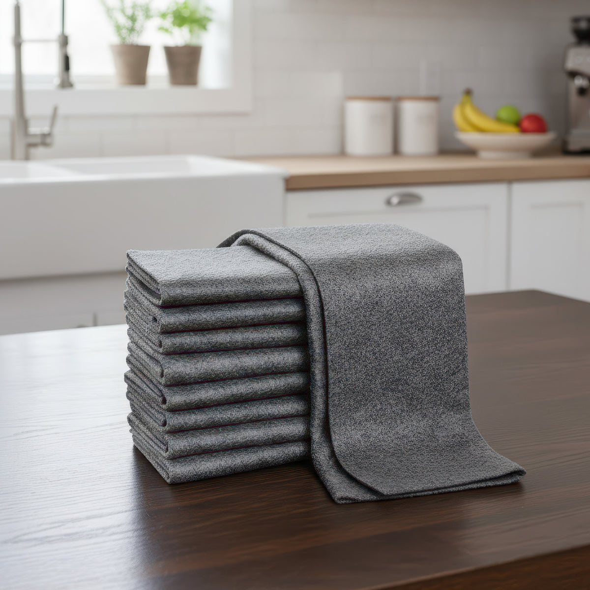 AINEXA 10-Piece Thickened Microfiber Cleaning Cloth Set