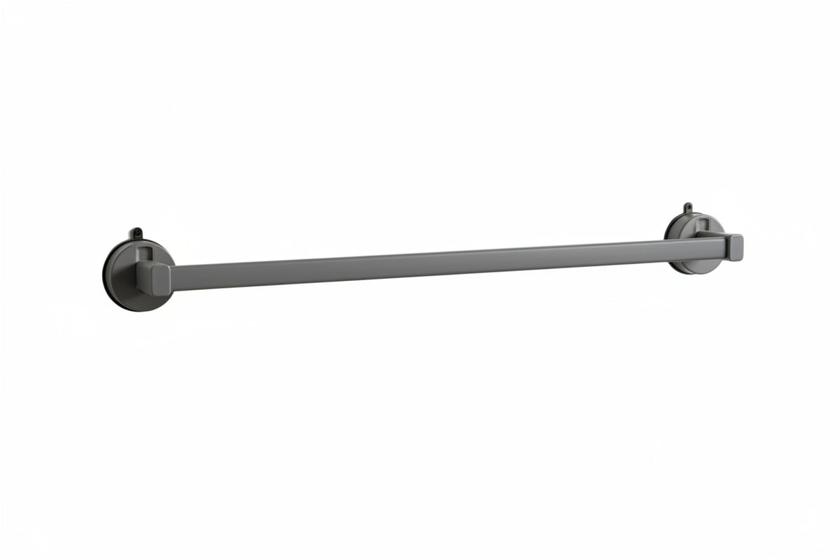 AINEXA Vacuum Suction Aluminium Towel Bar – Matte Grey