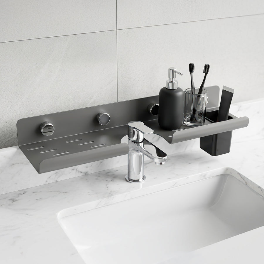 AINEXA 2-Foot Self-Adhesive Wash Basin Shelf – No Drill
