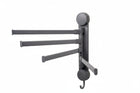AINEXA 4-Bar Vacuum Suction Aluminium Towel Rack – Matte Grey