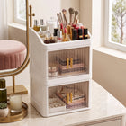 AINEXA 3-Layer Cosmetic & Makeup Organiser with Drawers – White