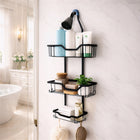 AINEXA 3-Tier Hanging Aluminium Shower Caddy – Black