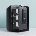 AINEXA Digital Fingerprint & Password Safe Locker with Alarm – Black
