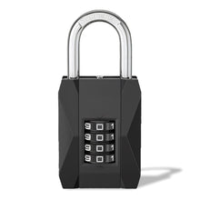 AINEXA Heavy-Duty 4-Digit Combination Padlock for Door & Gate Security