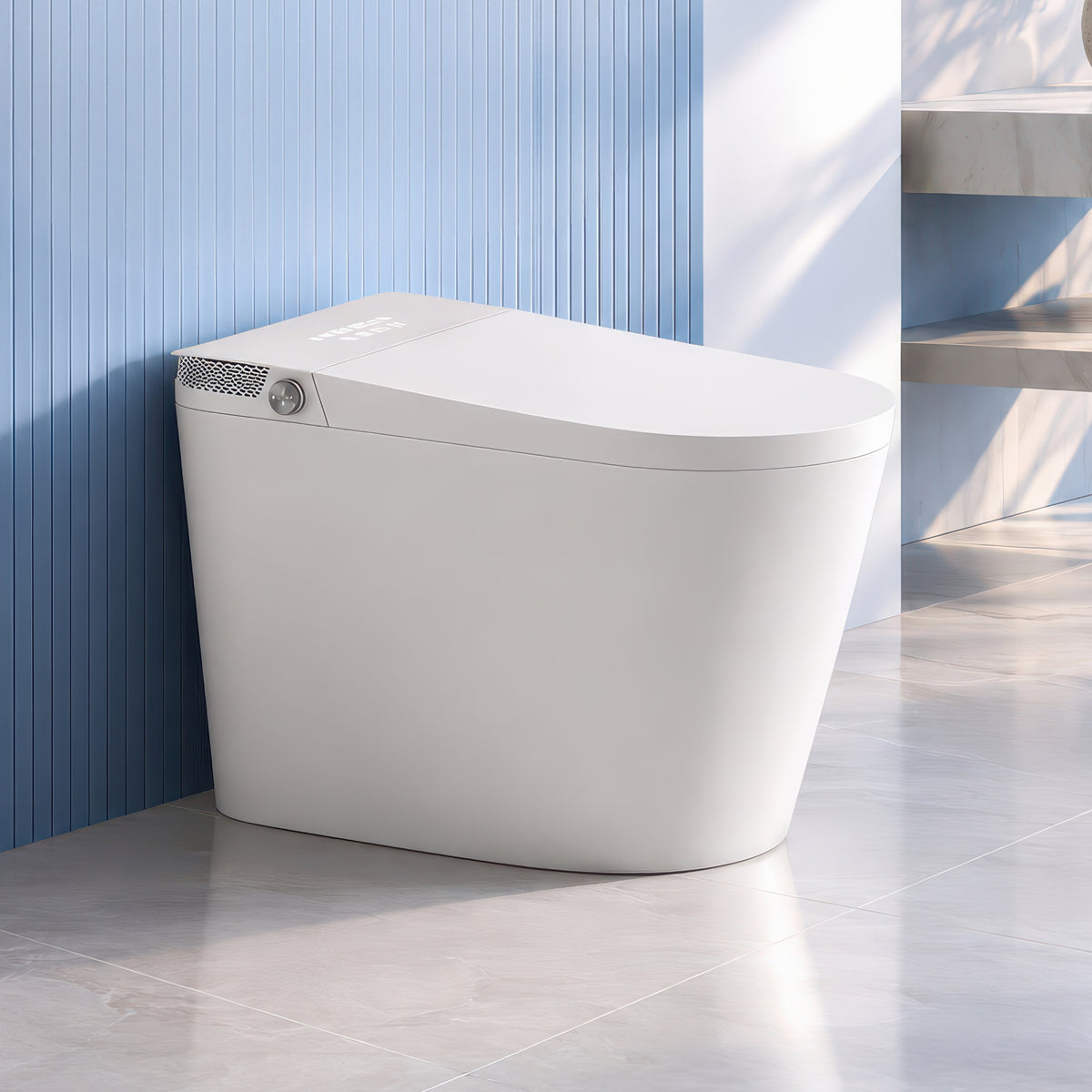 AINEXA Imperial Smart Toilet with Heated Seat, Dryer & Remote – Star White