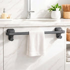 AINEXA Vacuum Suction Aluminium Towel Bar – Matte Grey
