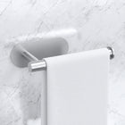 AINEXA Self-Adhesive Aluminium Hand Towel Holder – Silver