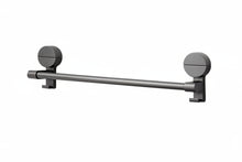 AINEXA Vacuum Suction Aluminium Towel Holder with Hooks – Matte Grey