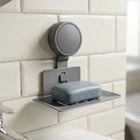 AINEXA Vacuum Suction Wall-Mounted Soap Holder – Grey