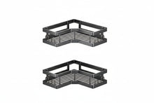 AINEXA 2-Piece Self-Adhesive Carbon Steel Corner Shelves – No Drill