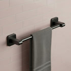 AINEXA Self-Adhesive Aluminium Towel Holder – Matte Black