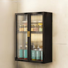 AINEXA 40 cm 2-Layer Wall-Mounted Kitchen Storage Cabinet – Black