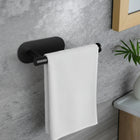 AINEXA Self-Adhesive Aluminium Hand Towel Holder – Matte Black