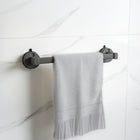 AINEXA Compact Vacuum Suction Aluminium Towel Bar – Matte Grey