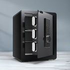 AINEXA Digital Password Safe Locker with Alarm & Adjustable Shelf – Black