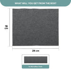AINEXA 5-Piece Thickened Microfiber Cleaning Cloth Set