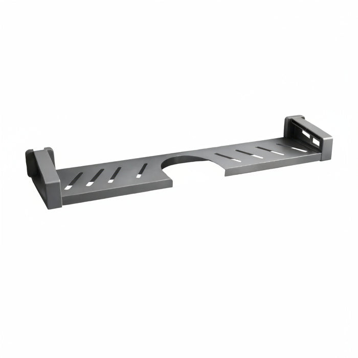 AINEXA 2-Foot Suction Aluminium Bathroom Shelf – Matte Grey