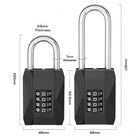 AINEXA Heavy-Duty 4-Digit Combination Padlock for Door & Gate Security