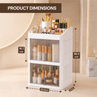 AINEXA 3-Layer Cosmetic & Makeup Organiser with Drawers – White