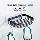 AINEXA Self-Adhesive Wall-Mounted Soap Holder with Drain Tray