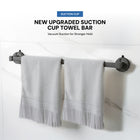 AINEXA Vacuum Suction Aluminium Towel Bar – Matte Grey