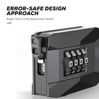 AINEXA Heavy-Duty 4-Digit Combination Padlock for Door & Gate Security