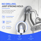 AINEXA 3-Tier Hanging Shower Caddy with Hooks – No Drill