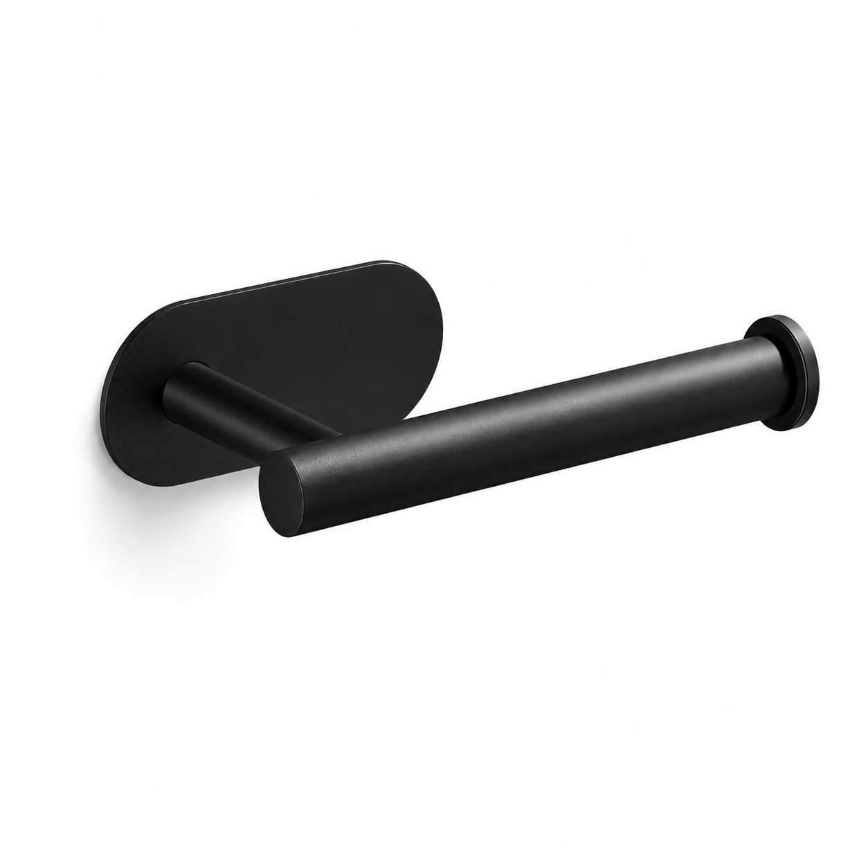 AINEXA Self-Adhesive Aluminium Hand Towel Holder – Matte Black