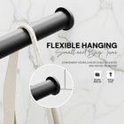 AINEXA Self-Adhesive Aluminium Hand Towel Holder – Matte Black