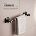 AINEXA Self-Adhesive Aluminium Towel Holder – Matte Black