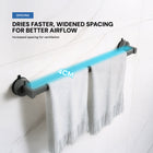 AINEXA Vacuum Suction Aluminium Towel Bar – Matte Grey