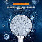 AINEXA 5-Function High-Pressure Hand Shower Set with 1 m Hose – Silver