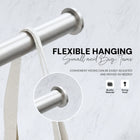 AINEXA Self-Adhesive Aluminium Hand Towel Holder – Silver