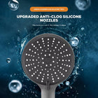 AINEXA Adjustable Wall-Mounted Shower Head Holder – Black