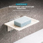 AINEXA Self-Adhesive Wall-Mounted Soap Holder with Drain Tray