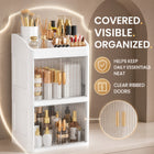 AINEXA 3-Layer Cosmetic & Makeup Organiser with Drawers – White