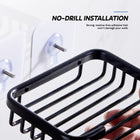 AINEXA Self-Adhesive Wall-Mounted Soap Holder with Drain Tray